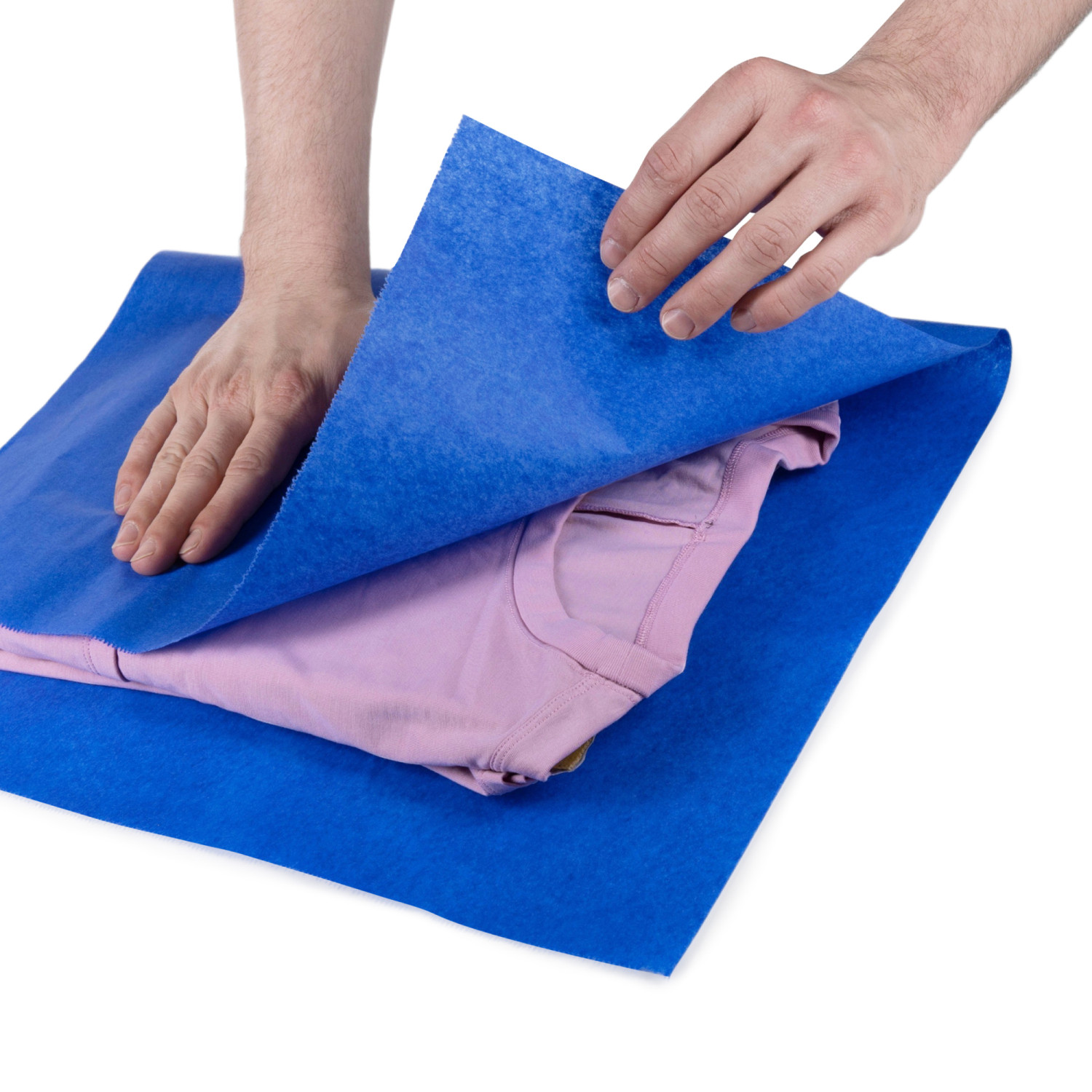 18" x 1800' SatinPack™ Tissue Paper Roll, 20 lbs., Parade Blue 3